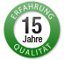 15 Jahre Erfahrung